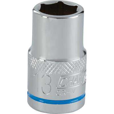 Channellock 1/2 In. Drive 13 mm 6-Point Shallow Metric Socket