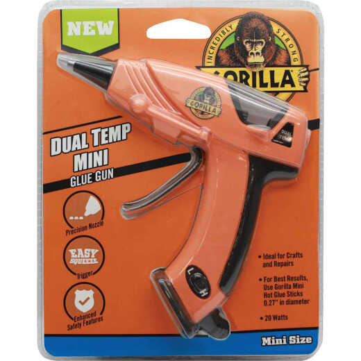 Gorilla Dual-Temperature Mini Glue Gun