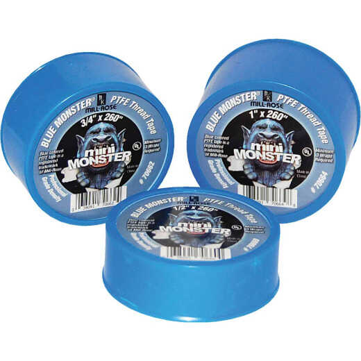 BLUE MONSTER 3/4 In. x 520 In. Blue Thread Seal Tape