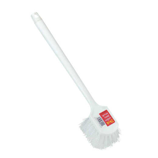 Do it 19-3/4 In. x 3 In. White Polypropylene Bristle Plastic Scrub Brush