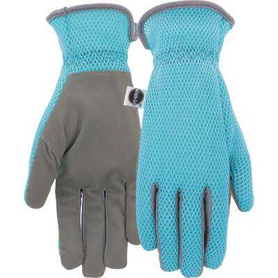 Miracle-Gro Women's Synthetic Leather Palm Gloves, Small/Medium 