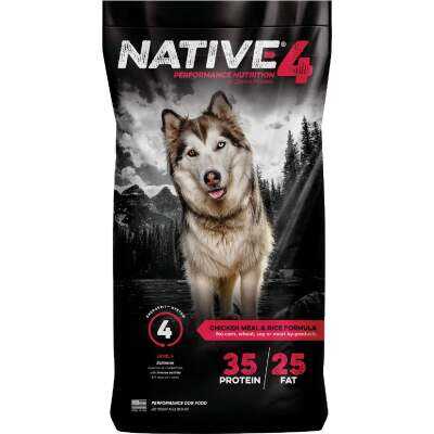 Native Level 4 Performance Nutrition 40 Lb. Dry Dog Food
